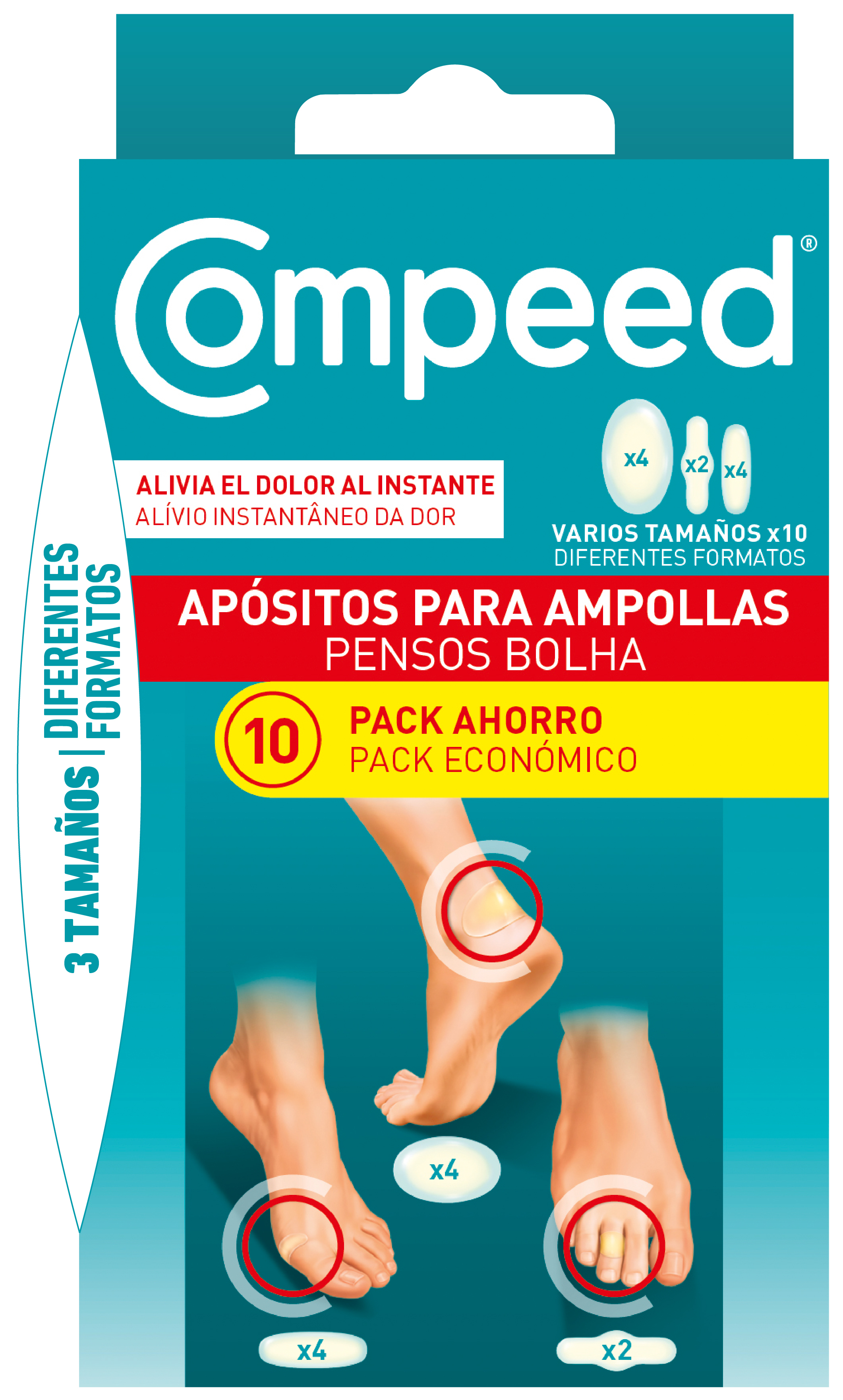 206841 - COMPEED AMPOLLAS MIXTO 10 UDS PACK