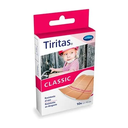 Tiritas Classic 6x10cm precortadas 10 uds