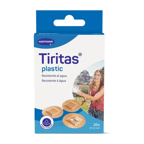 Tiritas Plastic redondas 22mm 20 uds