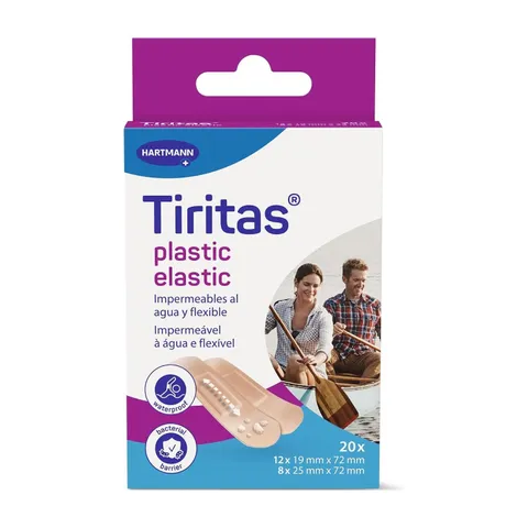 Tiritas Plastic elastic surtido 2 tamaños 20 uds