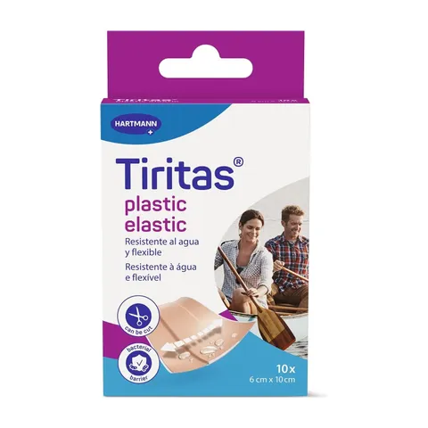 Tiritas Plastic elastic 6x10cm 10 uds