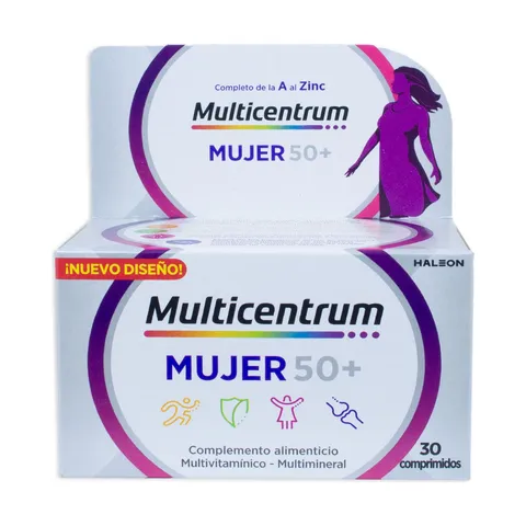 Multicentrum Mujer 50+ 30 comprimidos