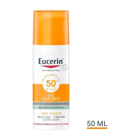 Eucerin Sun Face Oil Control Dry Touch Gel Crema SPF50+