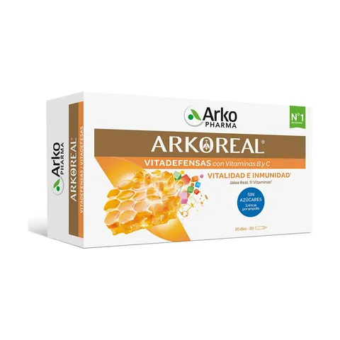 Arkoreal Jalea Real Vitaminada Sin Azúcar - 20 Dosis