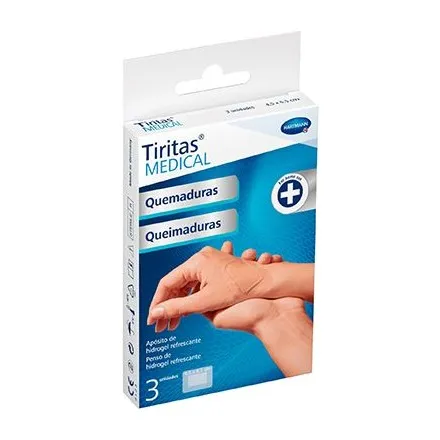 Tiritas Quemaduras 43x68mm 8 uds