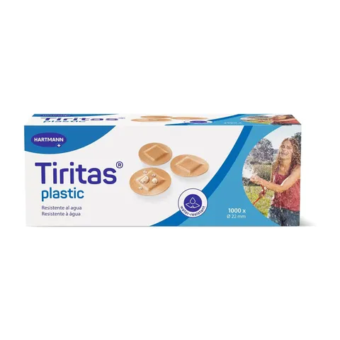 Tiritas Plastic redondas 22mm 1000 uds