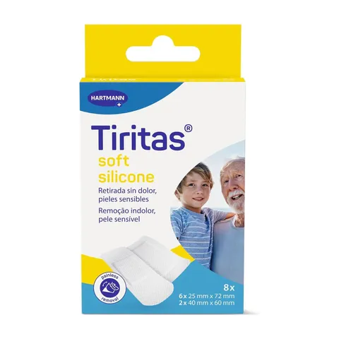Tiritas Soft silicone surtido 2 tamaños 8 uds