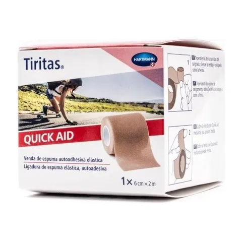 Tiritas Quick Aid 6cmx2m nude 1ud