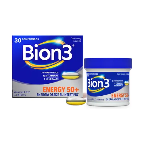 Bion3 Energy 50+ 30 comprimidos