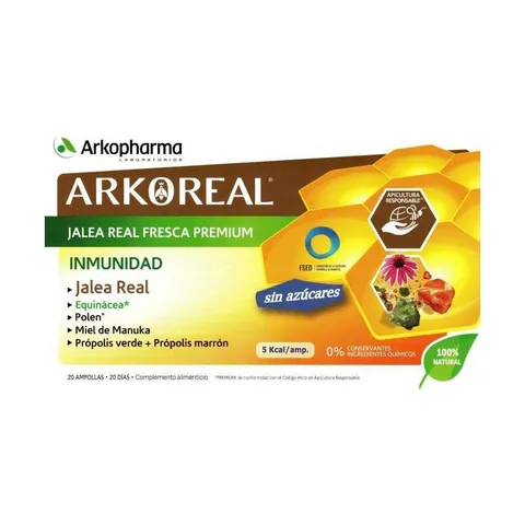 Arkoreal Jalea Real Inmunidad Sin Azúcar - 20 Dosis