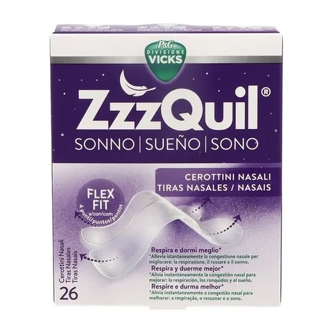 Zzzquil Sueño 26 Tiras Nasales
