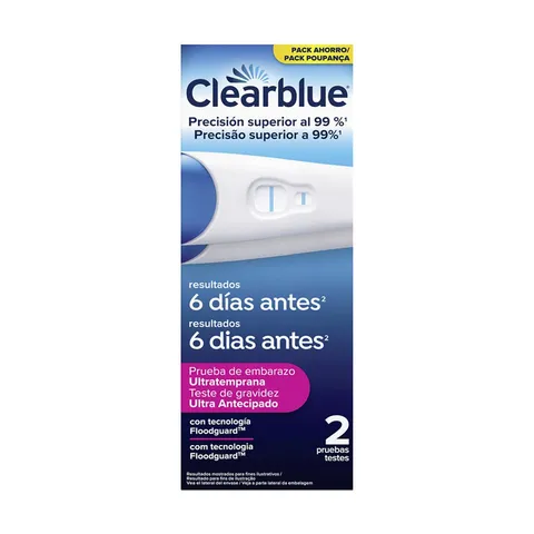 Clearblue Duplo Test Embarazo Analógico Detección Temprana (2 unidades)