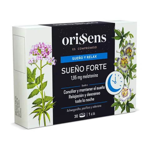 Orissens Sueño Forte 30 Comprimidos Bicapa