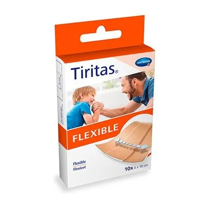 Tiritas Flexible 6x10cm 10 uds