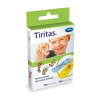 Tiritas Kids 20u surtido 2 tamaños 20 uds