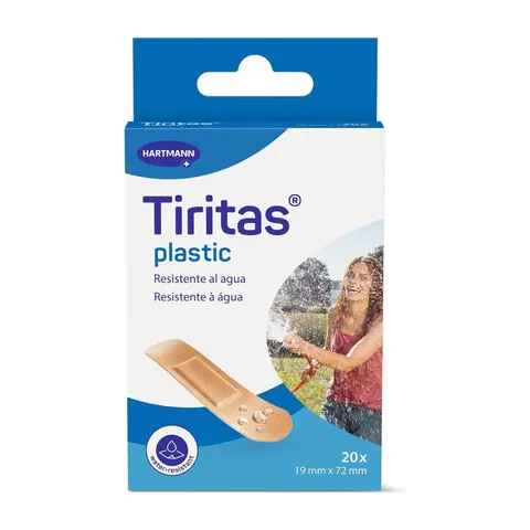 Tiritas Plastic surtido 4 tamaños 20 uds